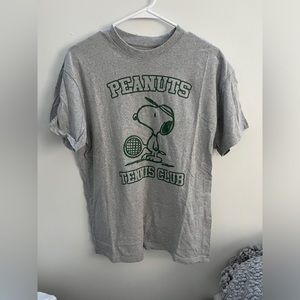 peanuts tennis shirt